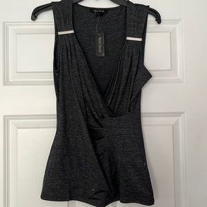 New White House Black Market Gray Top
